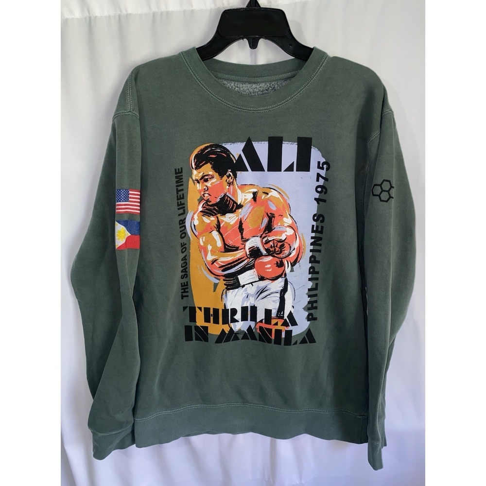 Rudis Muhammad Ali Thrilla In Manila‎ Boxing Sweatshirt Crewneck Medium